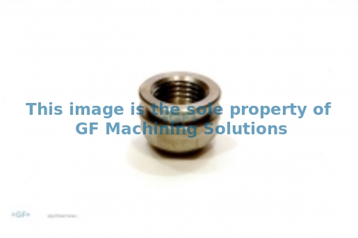 Metal nut for machines without AWT-option