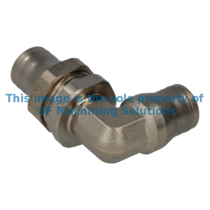 Equal Bulkhead Elbow D12 HP