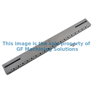 Universal ruler for mounting directly on the machine table. Fits machine tables with hole pitch 565-830 mm.