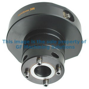 Hydraulic chuck for mounting on machine spindle with Midi system.