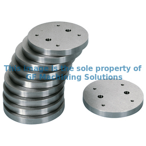Unhardened with 3Refix holes and four M6 threads. Designed to be mounted on 3R-601.3 or 3R-601.52.