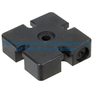For graphite electrodes or copper electrodes/workpieces with a rough mounting surface. To be mounted on 3R-651.7E-S, 3R-651.7E-XS or 3R-651.7E-P.