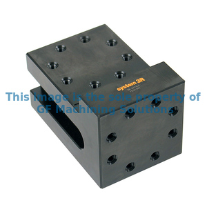 For vertical or horizontal mounting of 3R-400.34, 3R-460.34 and 3R-600.24-S on the machine table. Intended for milling. Note: Chuck to be ordered separately.