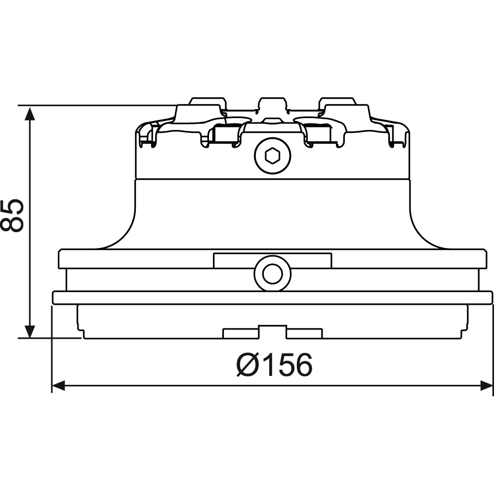 Manual chuck adapter, MacroMagnum-Macro