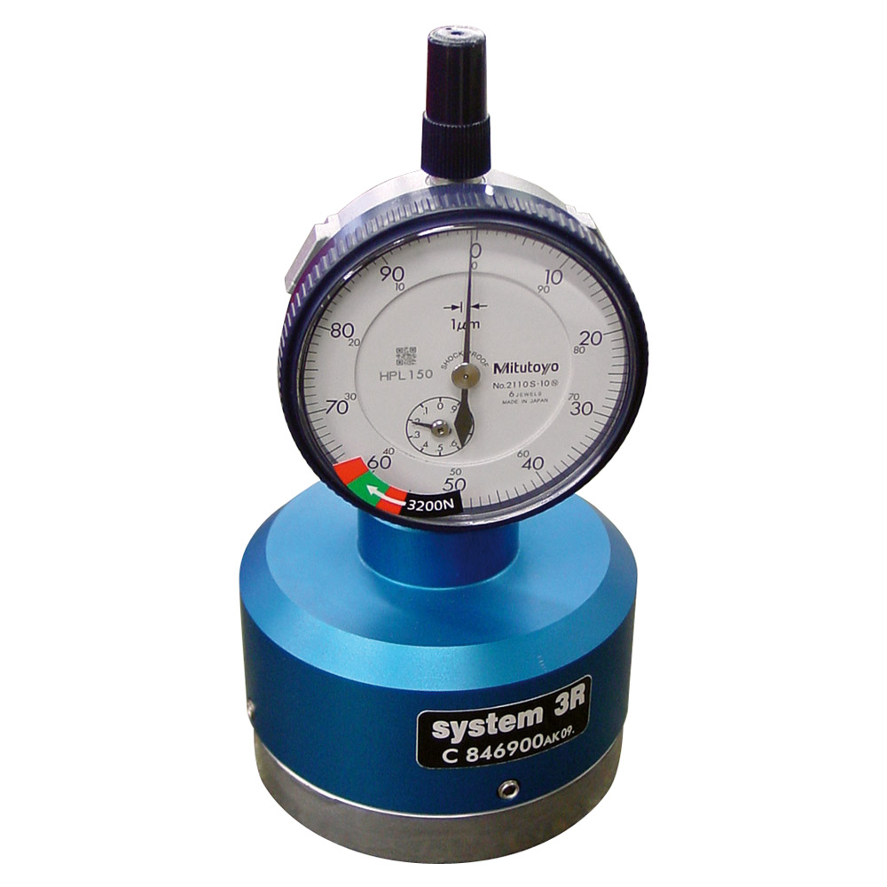 For measuring and adjusting the clamping force of manual chucks and for measuring the clamping force of pneumatic chucks.