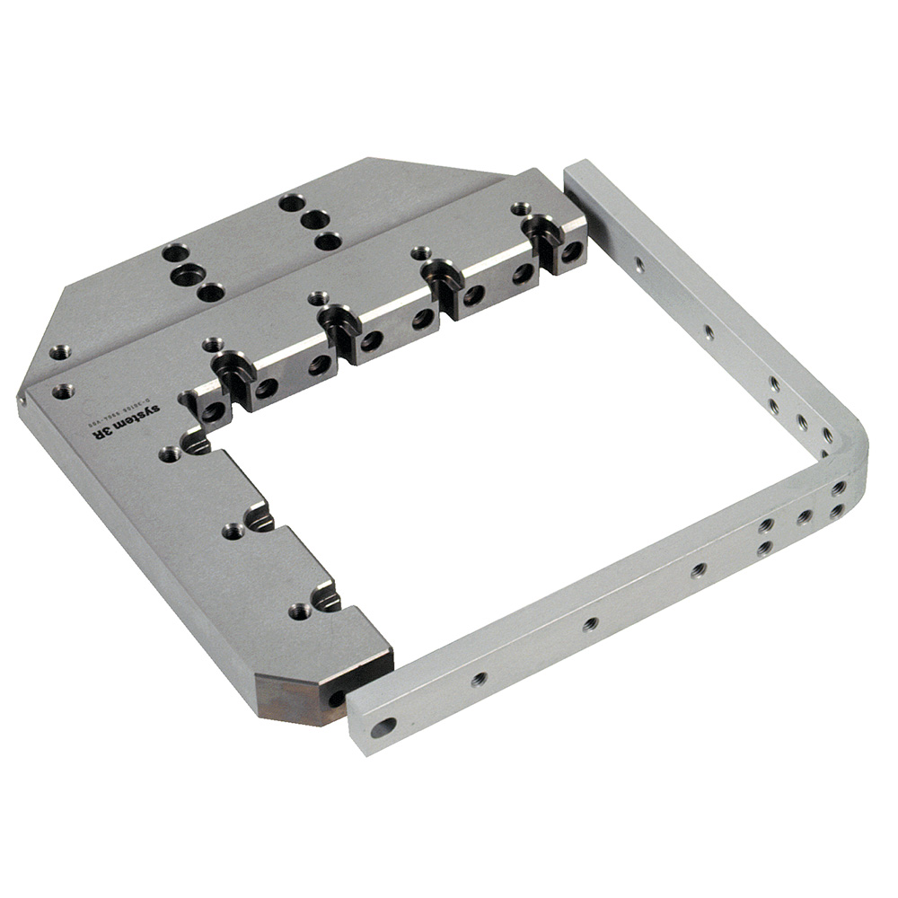 For clamping a workpiece or fixture on a mounting head. Can be supplemented with 3Ruler accessories.
