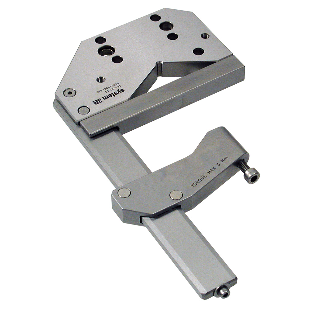Holder for round workpieces Ø8-100 mm, or rectangular workpieces up to 100 mm.