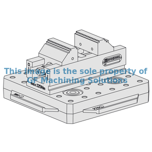 Mechanical centre-clamping vises MZR