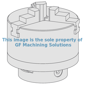 Mechanical three-jaw chucks DBF