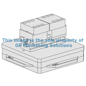 Mechanical centre-clamping vises MZS