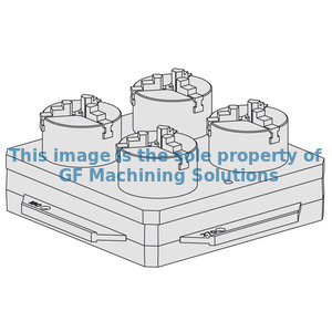 Mechanical three-jaw chucks DBF