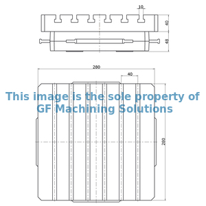 T-Slot plate & GPS 240