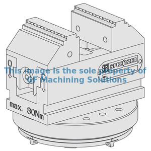 Mechanical centre-clamping vises MZR