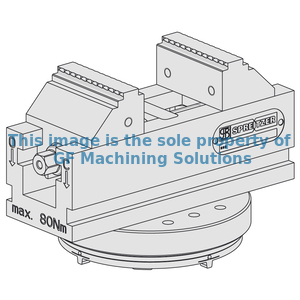 Mechanical centre-clamping vises MZR